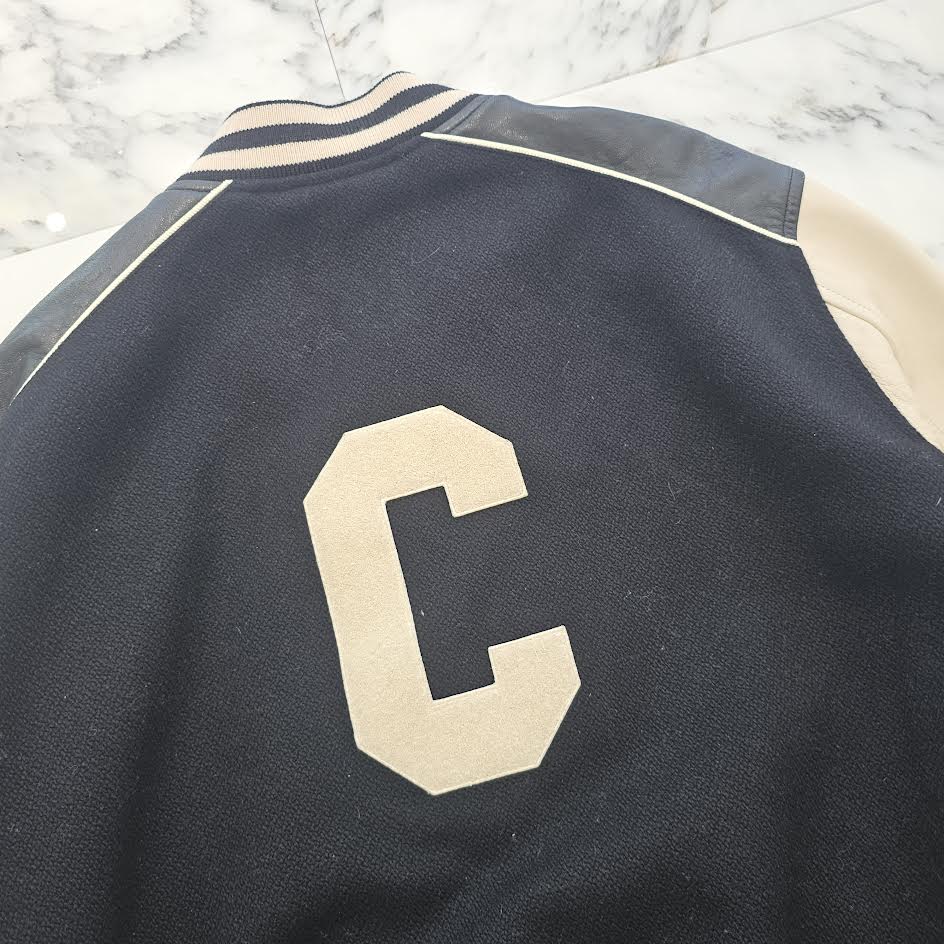 CELINE 2022SS Classic Teddy Jacket / Textured Wool 2V56D896C Size 52 セリーヌ クラシック テディジャケット / テクスチャード加工 ウール サイズ52