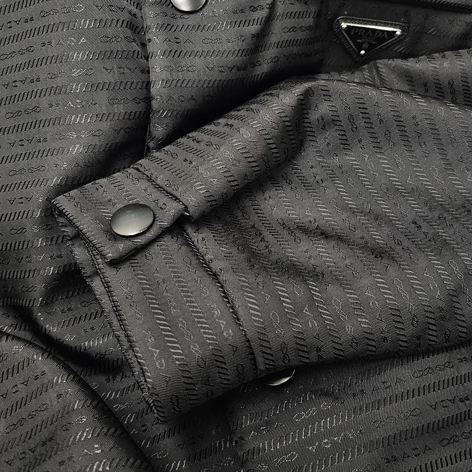 PRADA 2022AW Re-Nylon Padded Shirt Jacket SC615 S221 11FC Size L プラダ リナイロン パデット シャツジャケット サイズL