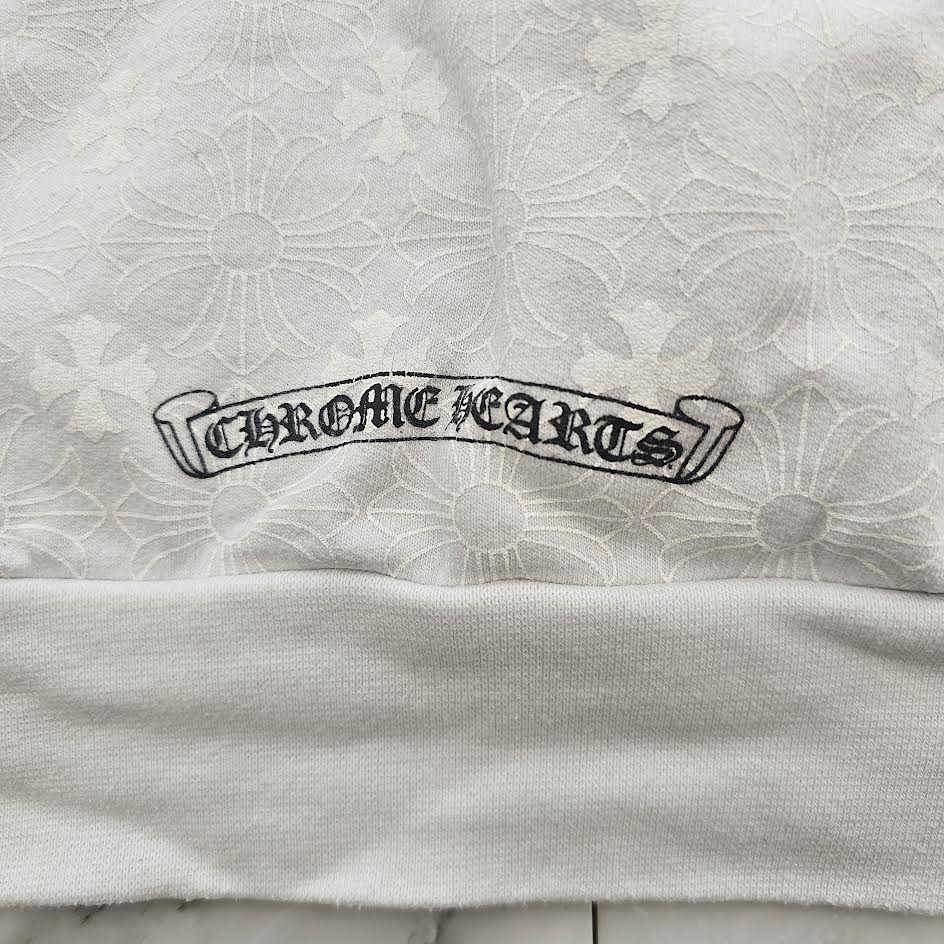 CHROME HEARTS CH Plus Print Horseshoe Pullover Hoodie Size L クロムハーツ CHプラス プリント ホースシュー プルオーバー フーディ サイズL