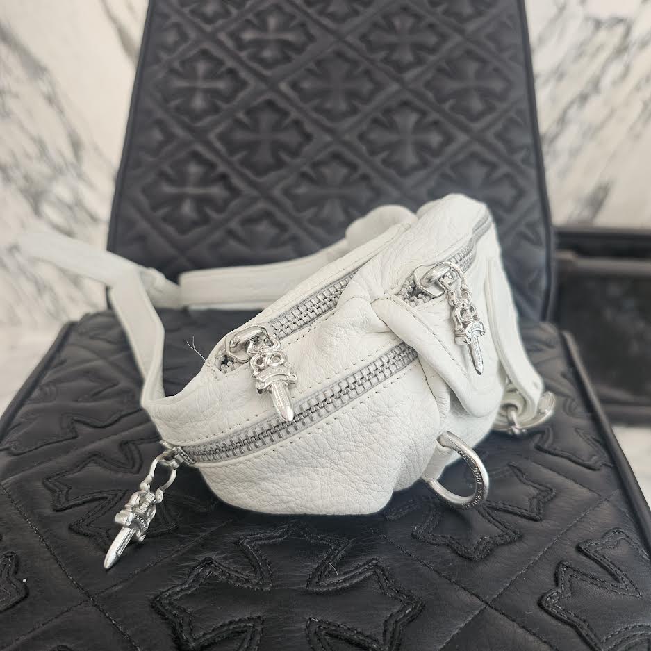 CHROME HEARTS SNAT PACK Mini Leather Waist Bag クロムハーツ スナットパック ミニ レザー ウェストバッグ