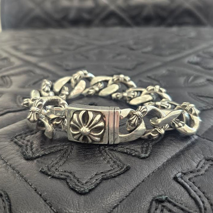 CHROME HEARTS CH Plus Fancy Chain Bracelet 15 LINK クロムハ―ツ CHプラス ファンシーチェーン ブレスレット 15LINK