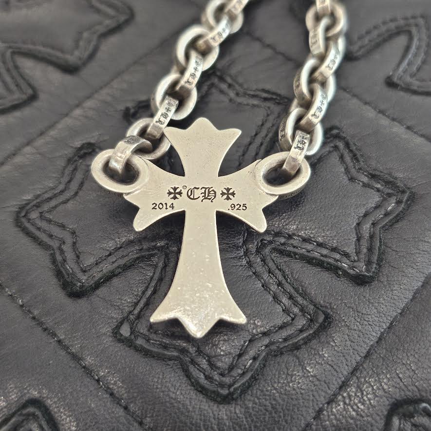 【入手困難超美品】クロムハーツ　ペーパーチェーン24インチ　ラージCHクロス CHROME HEARTS Large Paper Chain Tiny CH Cross NE Necklace クロム
