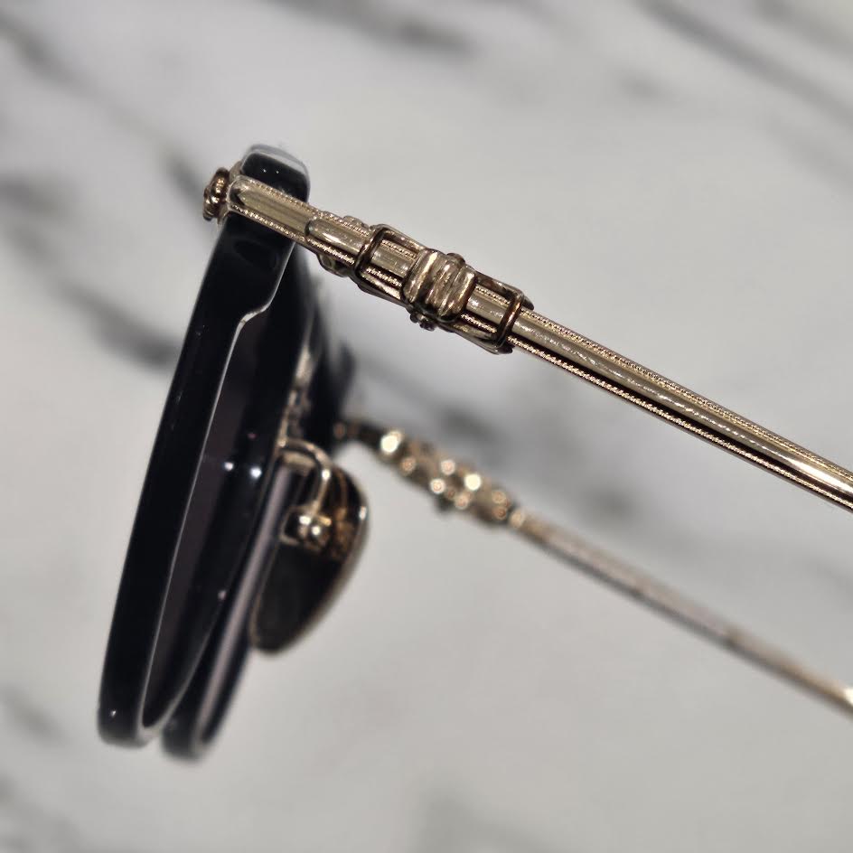 CHROME HEARTS SHAGASS Sunglasses "BLK/DARK BROWN/GOLD" クロムハーツ シャガース サングラス "ブラック/ダークブラウン/ゴールド"