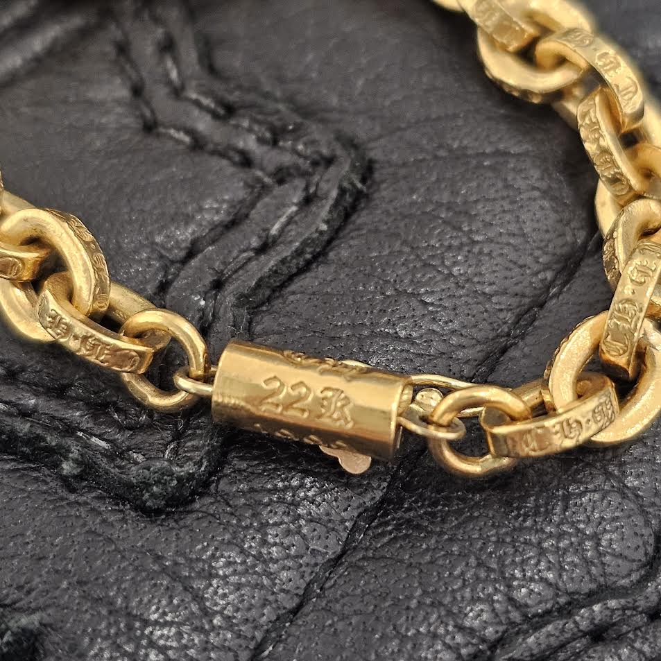 CHROME HEARTS 22K Paper Chain Necklace 20 Inch クロムハーツ 22K ペーパーチェーン ネックレス 20インチ