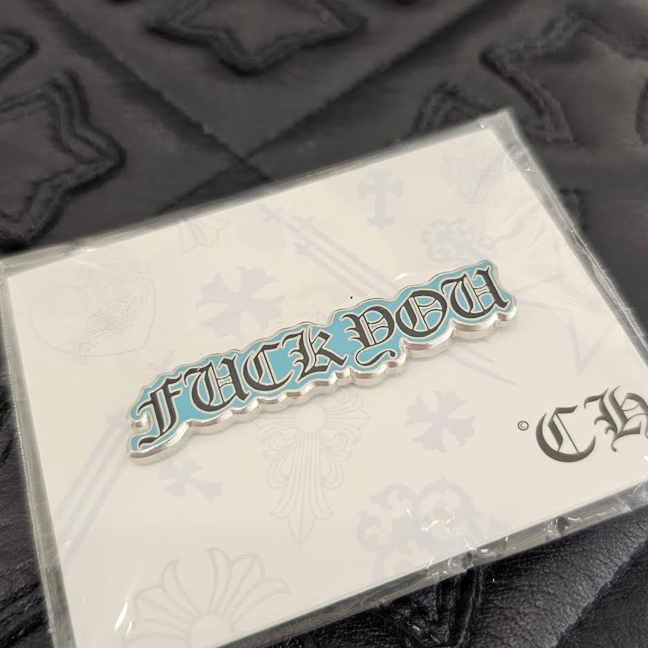 CHROME HEARTS × MATTY BOY "FUCK YOU" PIN クロムハーツ × マッティボーイ "ファックユー" ピン