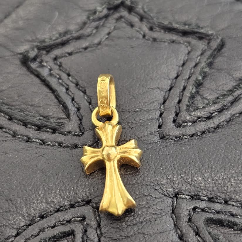 CHROME HEARTS 22K Baby Fat Charm Pave Diamond クロムハーツ 22K ベビーファット チャーム パヴェダイヤ