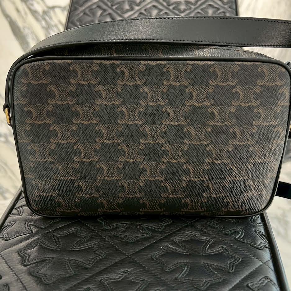 CELINE Medium Messenger Bag / Triomphe Canvas 194502CIM セリーヌ ミディアム メッセンジャーバッグ / トリオンフキャンバス