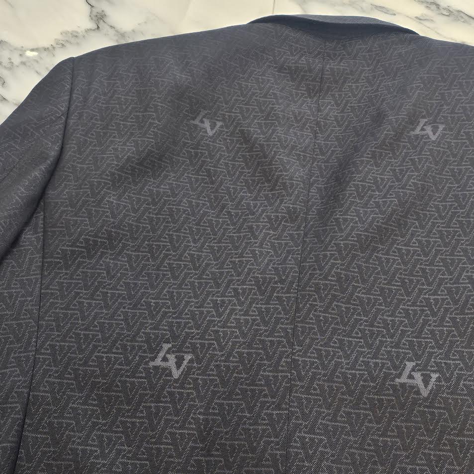 LOUIS VUITTON 2024SS Double Breasted Wool Pont Neuf Suit Jacket Size 48 ルイヴィトン ダブルブレステッド ウールポンヌフ スーツジャケット サイズ48