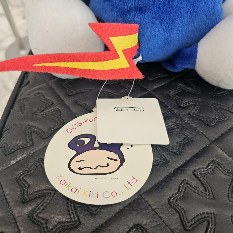 Takashi Murakami × Kaikai Kiki. 2011SS Mr. DOB Kun Large Stuffed Doll 村上隆 × カイカイキキ ミスタードブくん ラージサイズ ぬいぐるみ