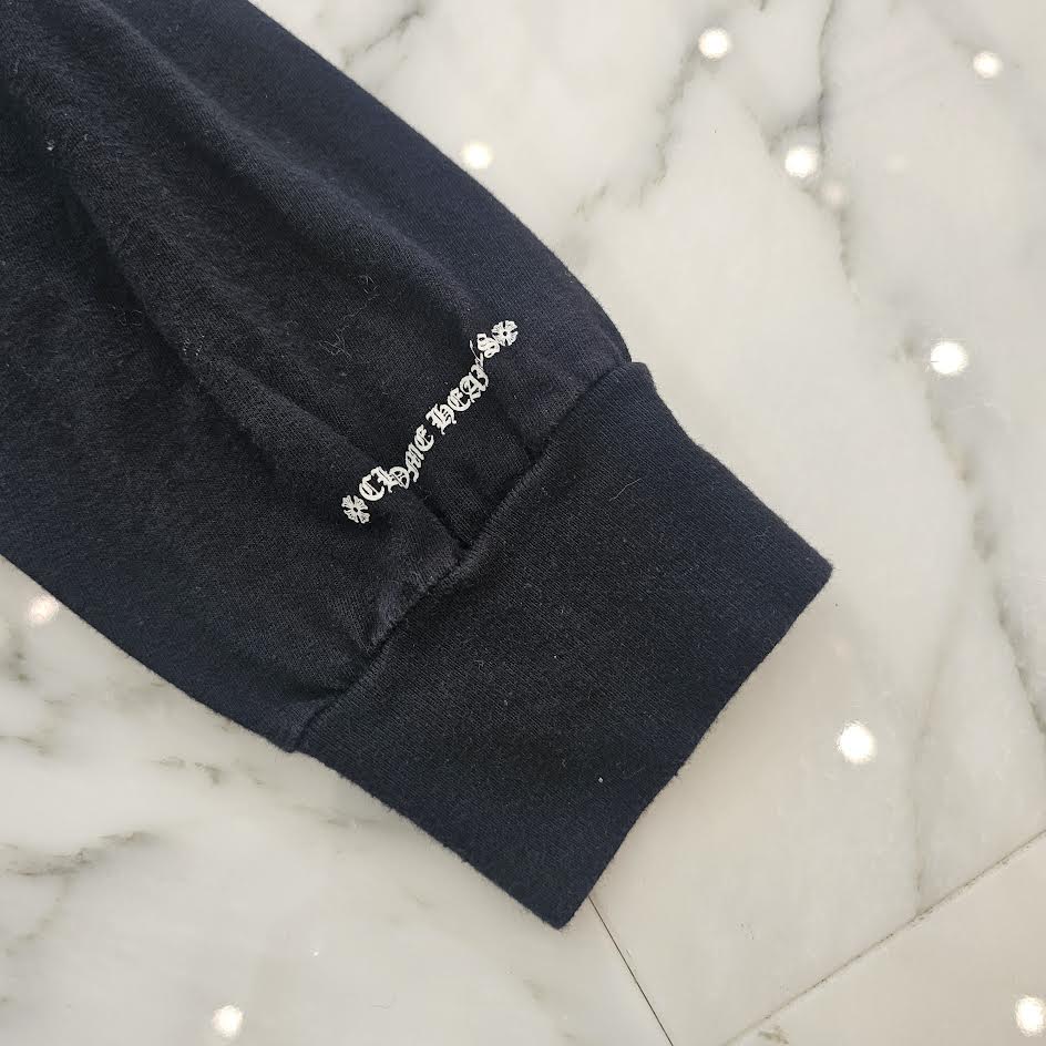 CHROME HEARTS × Guns N' Roses Cross Embroidery Long Sleeve Tee Size M クロムハーツ × ガンズアンドローゼス クロス刺繍 ロングスリーブTシャツ サイズM