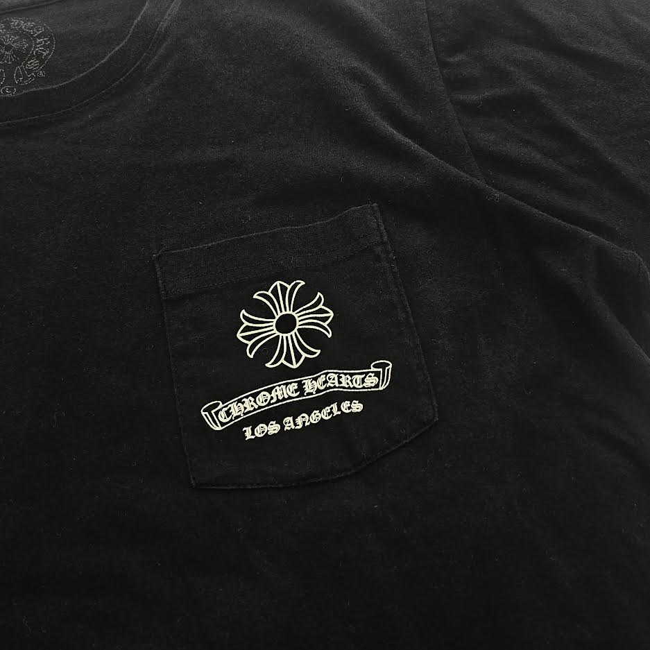 CHROME HEARTS Los Angeles Limited Back Scroll CH Plus Tee Size L クロムハーツ ロサンゼルス限定 バックスクロール CHプラス Tシャツ サイズL