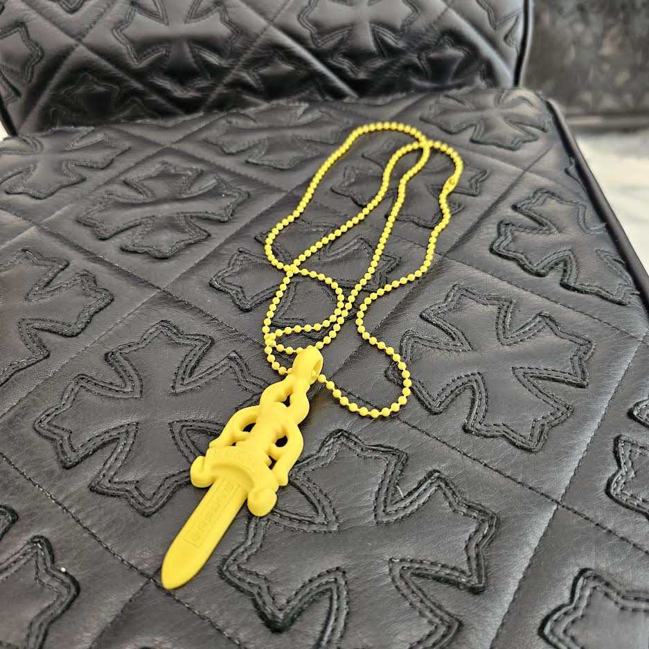 CHROME HEARTS Large Dagger Silicon Rubber Necklace クロムハーツ ラージ ダガー シリコンラバー ネックレス
