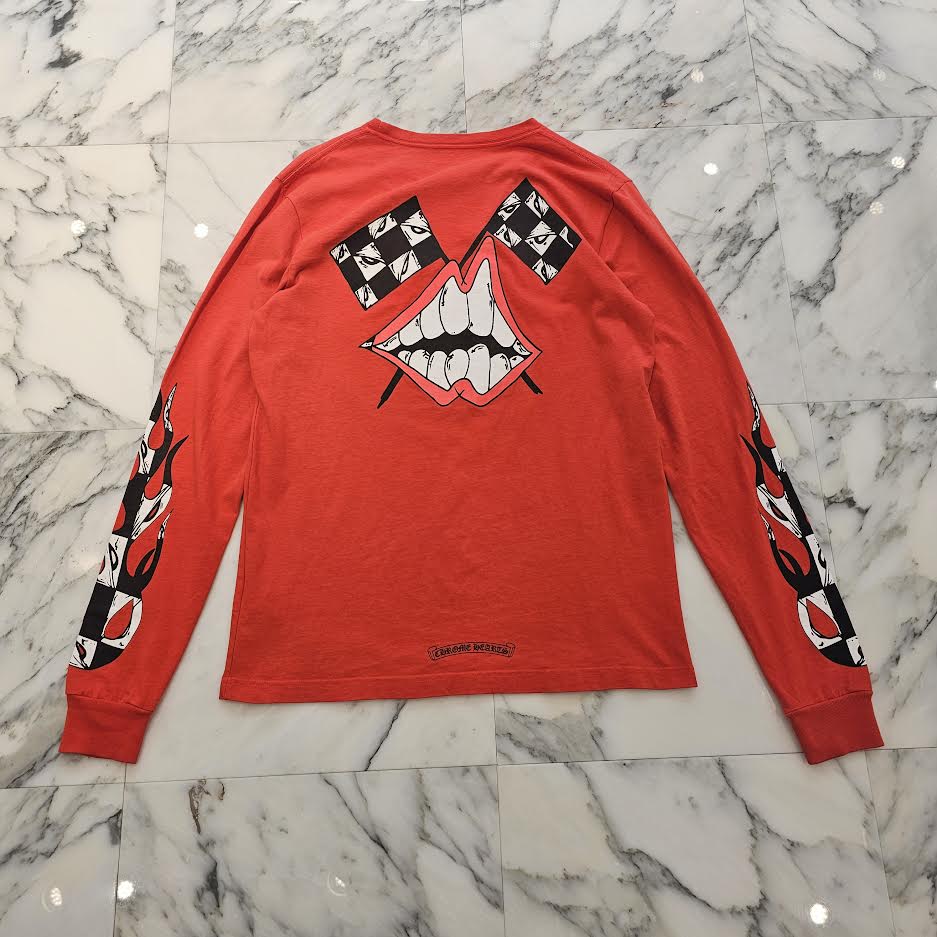 CHROME HEARTS × MATTY BOY PPO Ketchup Long Sleeve Tee Size M クロムハーツ × マッティボーイ ケチャップ ロングスリーブ Tシャツ サイズM