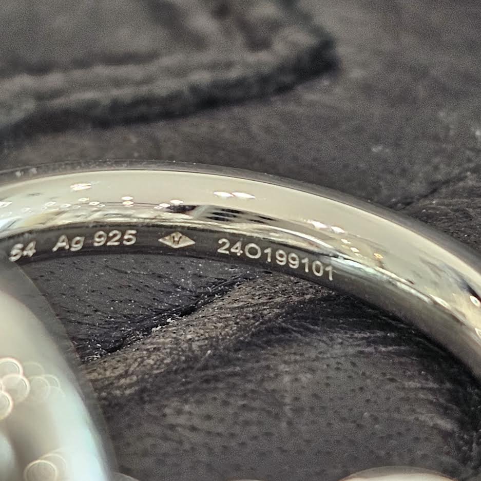 HERMES Croisette GM Ring Ag 925 24O199101 Size 12号 エルメス クロワゼット GM リング Ag925 サイズ12号　