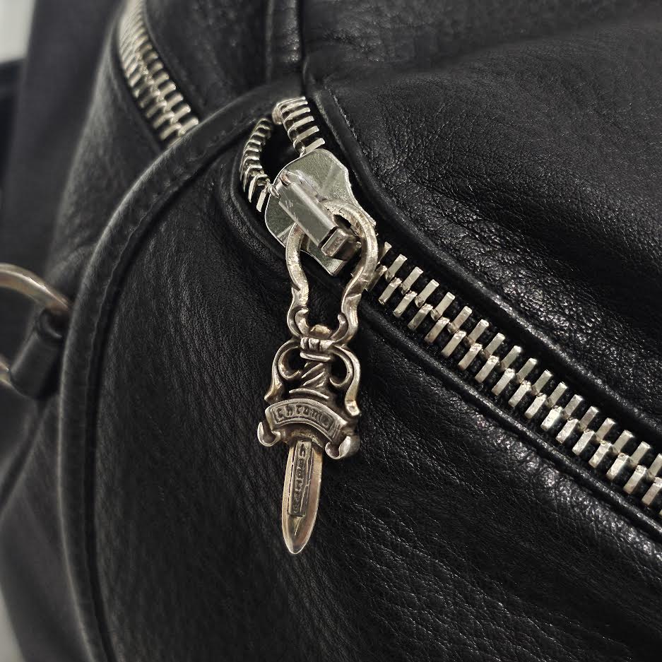 CHROME HEARTS SNAT PACK Leather Shoulder Bag Extra Large クロムハーツ スナットパック レザー ショルダーバッグ エクストララージ