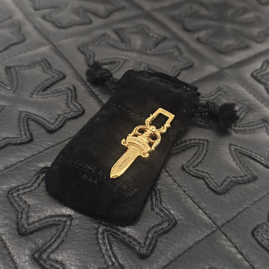 CHROME HEARTS 22K #10 DAGGER Pendant Top クロムハーツ 22K #10 ダガー ペンダントトップ