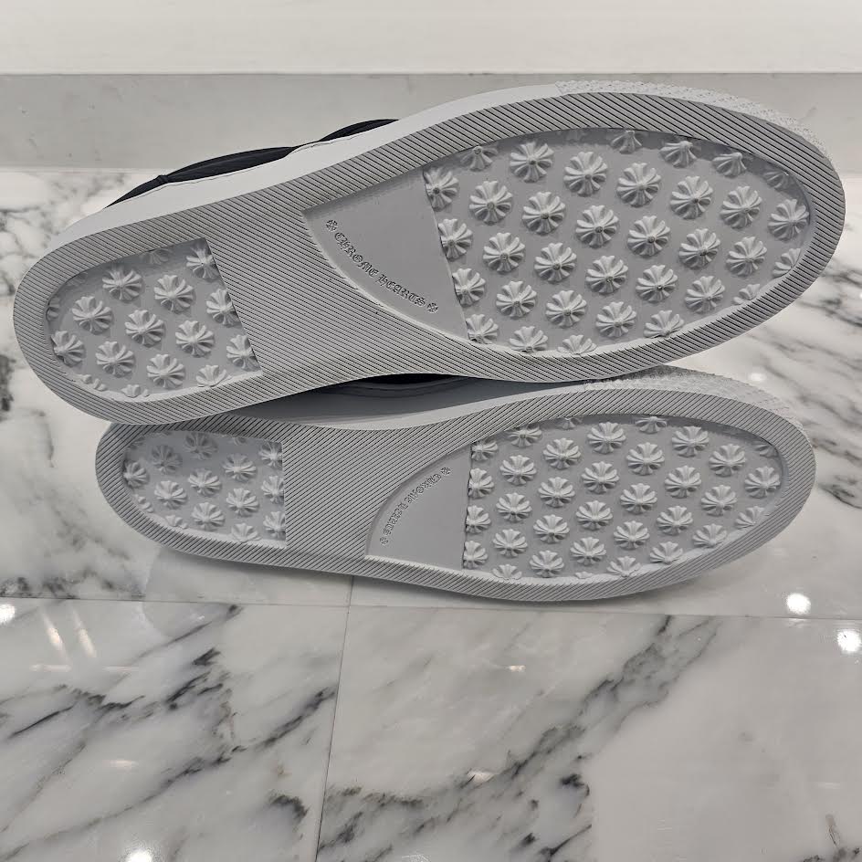 CHROME HEARTS CH Plus Leather Patch Dagger Slip On Size 42(26.5cm-27cm) クロムハーツ CHプラス レザーパッチ ダガー スリッポン サイズ42(26.5cm-27cm)