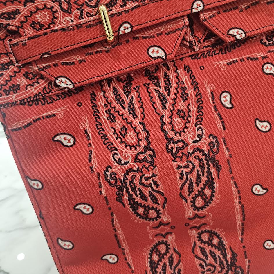 THE WORLD IS YOURS Paisley All Over Pattern Handbag ザ ワールド イズ ユアーズ ペイズリー総柄 ハンドバッグ