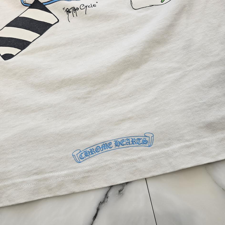 CHROME HEARTS × MATTY BOY RETRO CYCLE Long Sleeve Tee Size M クロムハーツ × マッティボーイ レトロサイクル ロングスリーブ Tシャツ サイズM