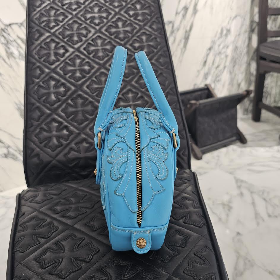 CHROME HEARTS Tiny GYM Cemetery Cross Patch Hand Bag クロムハーツ タイニージム セメタリークロスパッチ ハンドバッグ