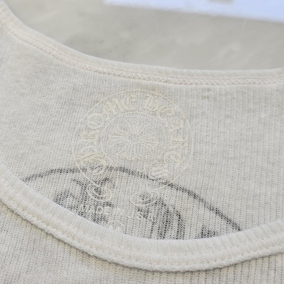 CHROME HEARTS Horseshoe Rib Tank Top Size M クロムハーツ ホースシュー リブ タンクトップ サイズM