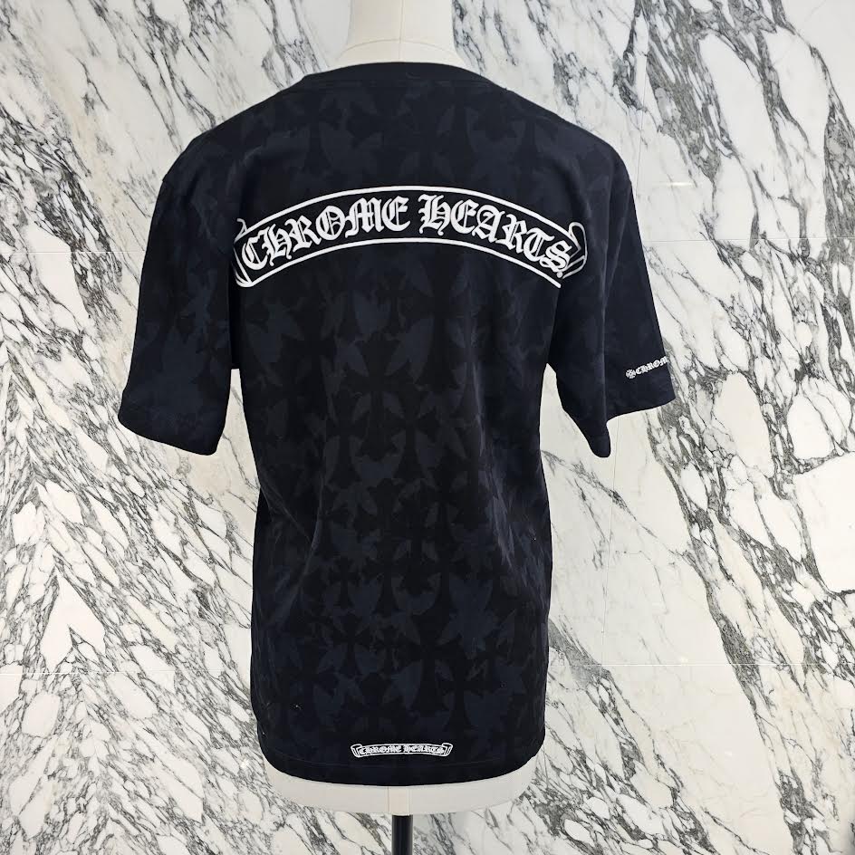 CHROME HEARTS 2024SS Graveyard Cemetery Cross Tee Size S クロムハーツ グレイブヤードセメタリークロス Tシャツ サイズS