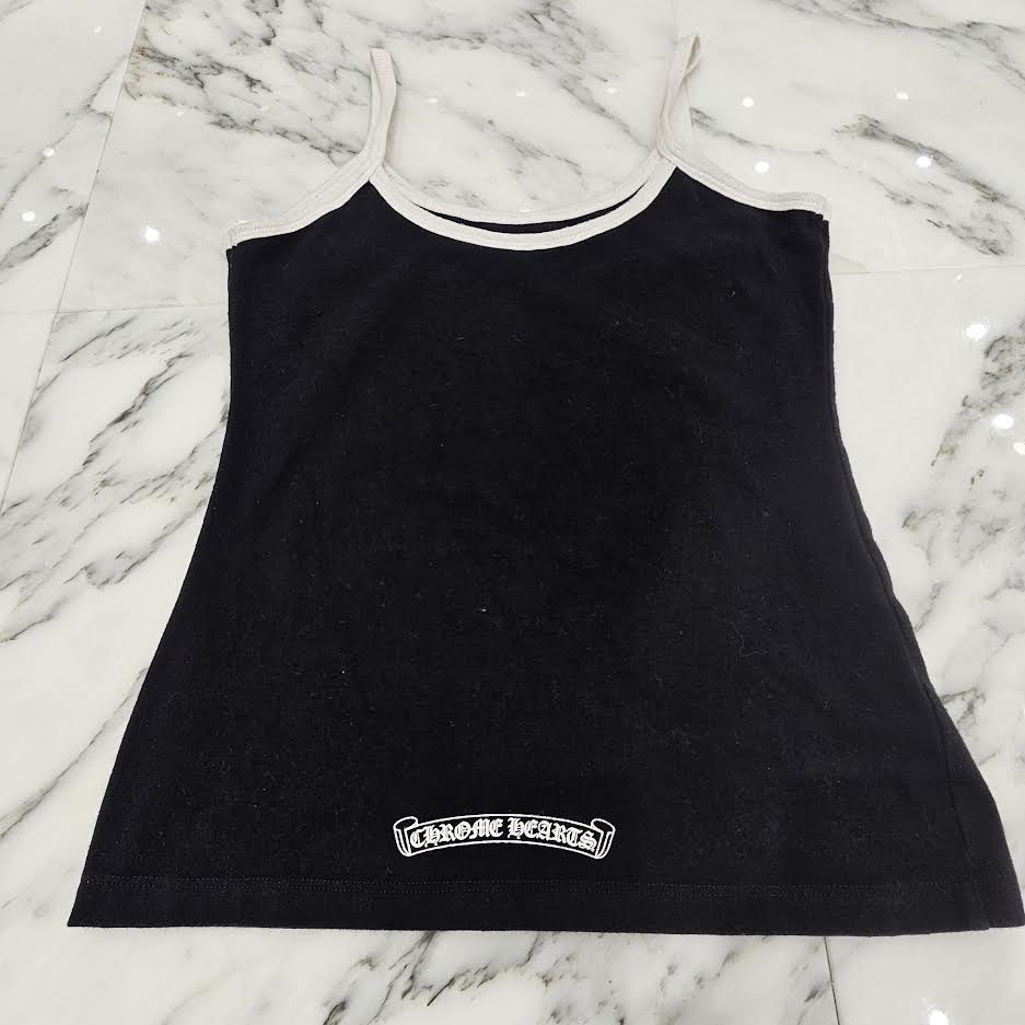 CHROME HEARTS Horseshoe Short Camisole Top Size S クロムハーツ ホースシュー ショート キャミソールトップ サイズS