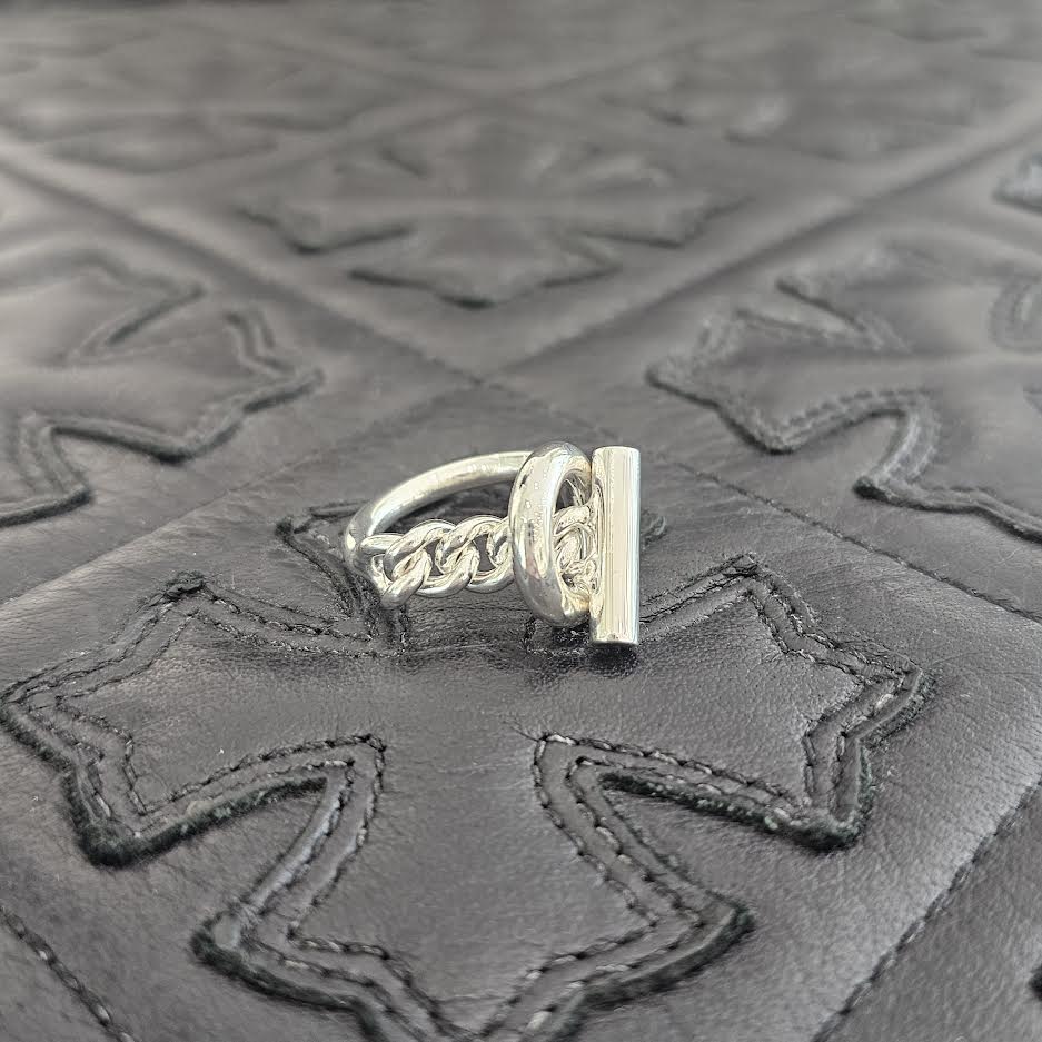 HERMES Croisette GM Ring Ag 925 24O199101 Size 12号 エルメス クロワゼット GM リング Ag925 サイズ12号　