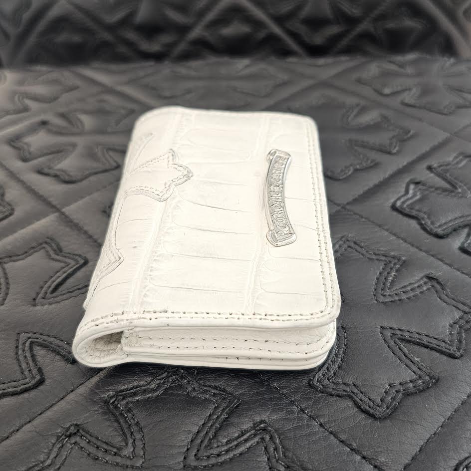 CHROME HEARTS Cross Leather Patch Alligator Card Case クロムハーツ クロスレザーパッチ アリゲーター カードケース