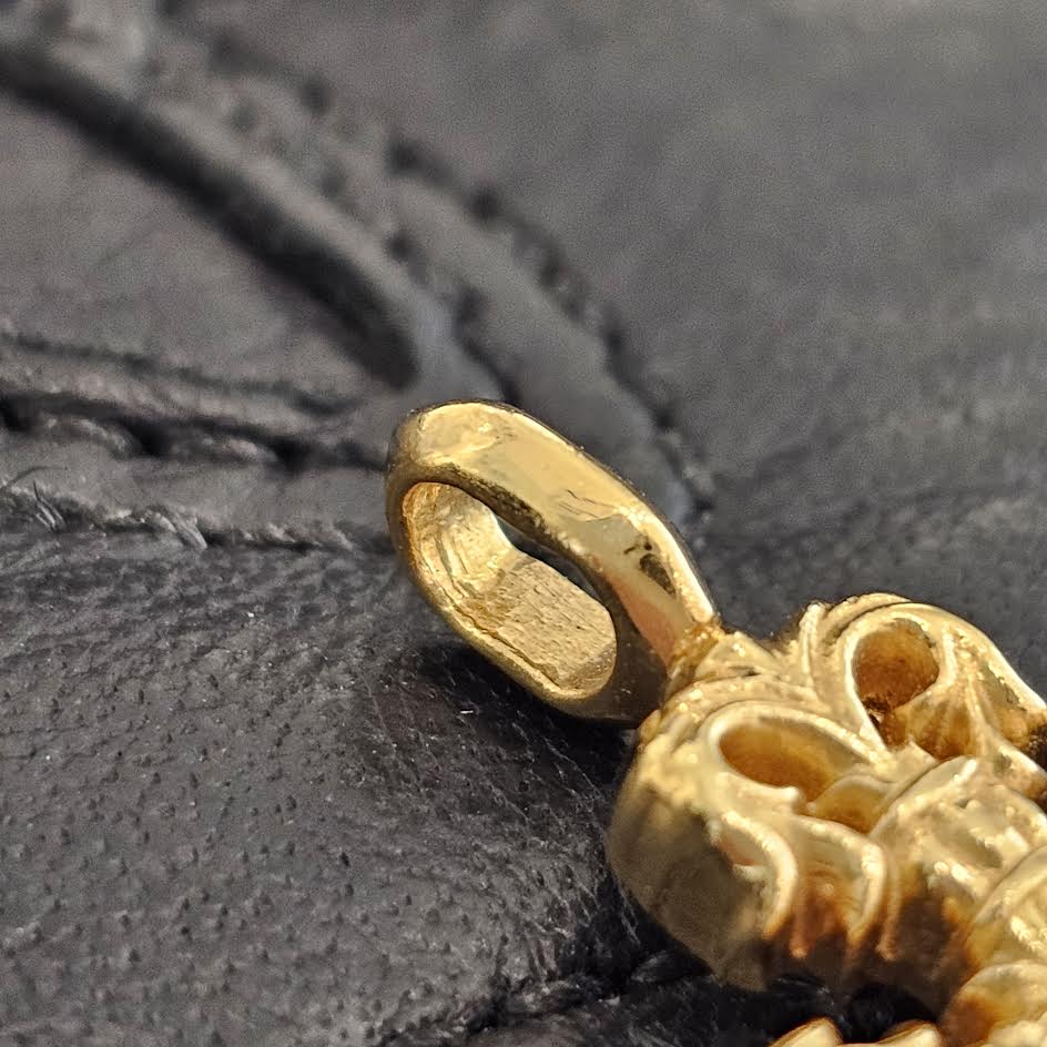 CHROME HEARTS 22K Tiny Filigree Cross Pendent Top クロムハーツ 22K タイニー フィリグリー ペンダント トップ