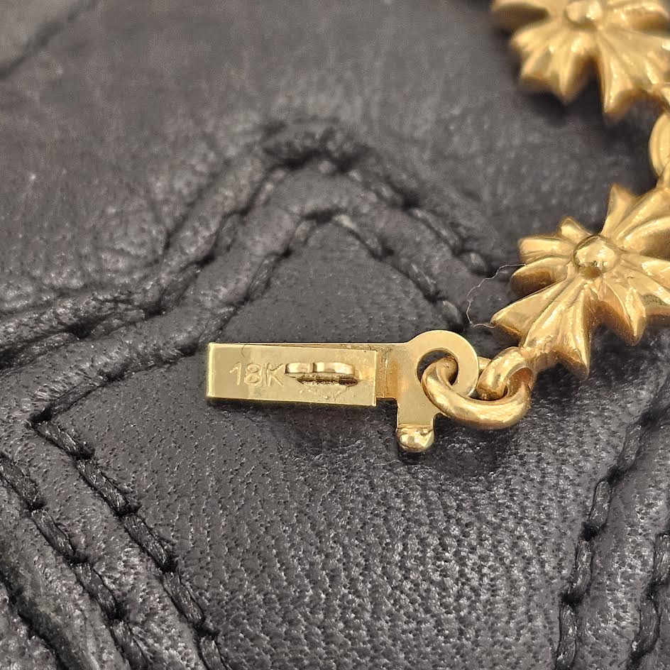 CHROME HEARTS 22K Tiny E CH Plus Bracelet 11 LINK クロムハーツ 22K