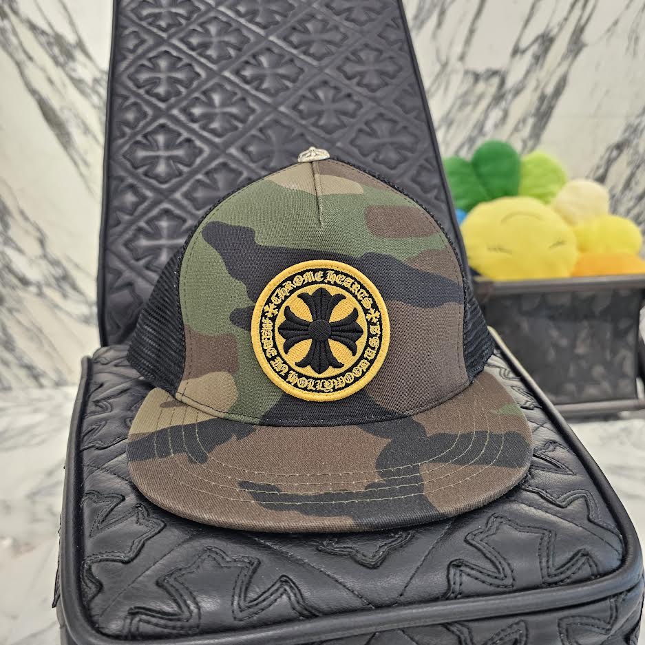CHROME HEARTS Camo Yellow CH Plus Trucker Cap Size ONE SIZE（53-60）クロムハーツ カモ イエロー CHプラス トラッカーキャップ サイズ ONE SIZE（53-60)