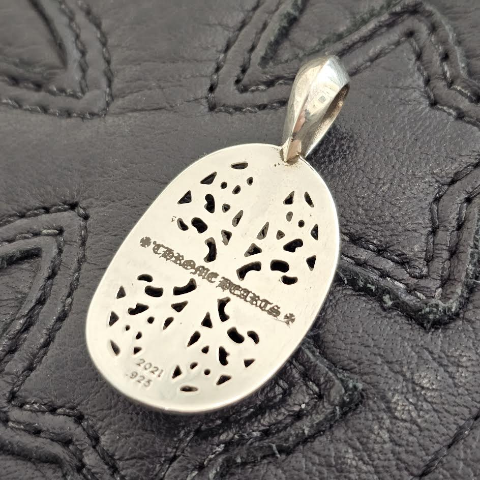 CHROME HEARTS Classic Oval Cross Pendant Top クロムハーツ