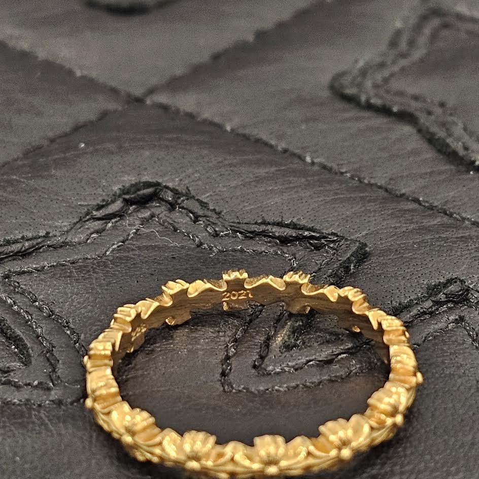 CHROME HEARTS 22K Tiny E CH Plus Ring Size 21.5号 クロムハーツ 22K