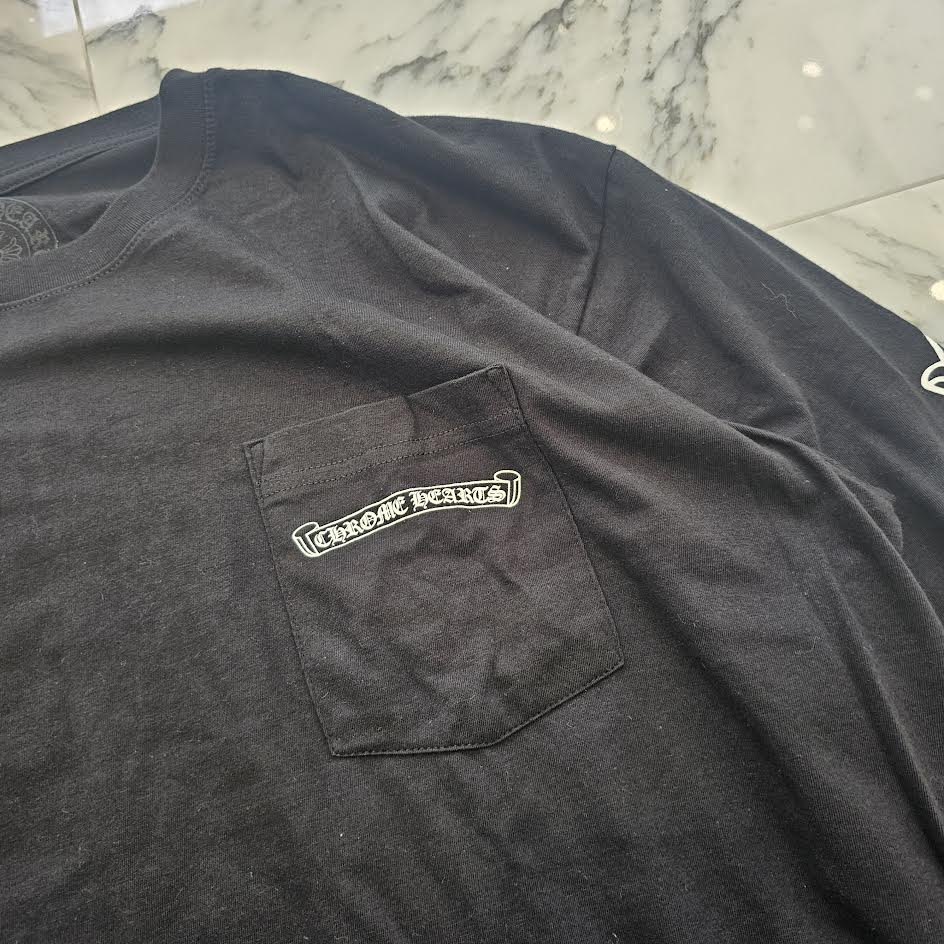 CHROME HEARTS Dagger Eye Chart Long Sleeve Tee Size XXL クロムハーツ ダガー アイチャート ロングスリーブ Tシャツ サイズXXL