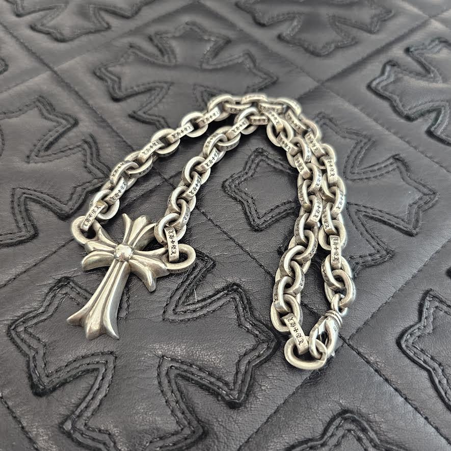 CHROME HEARTS Large Paper Chain Tiny CH Cross NE Necklace クロムハーツ ラージ ペーパーチェーン タイニー CHクロス NE ネックレス