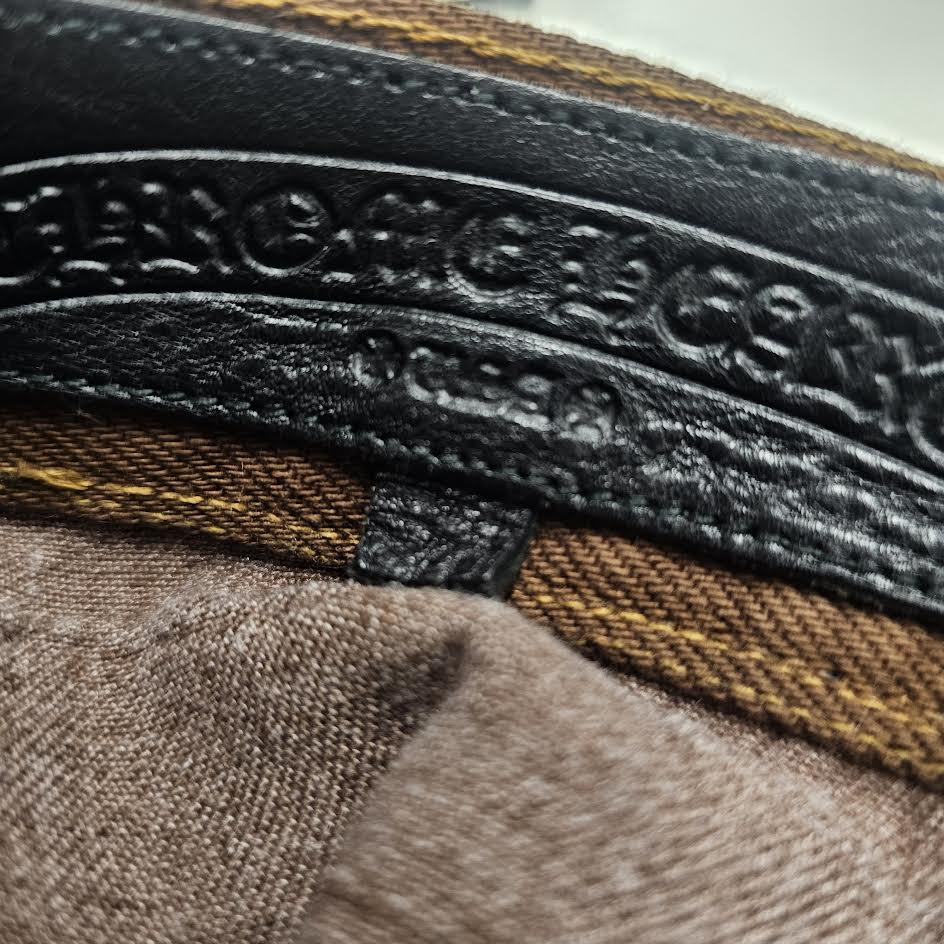 CHROME HEARTS × Levi's Body VNTG Harako Blend Leather Cross Patch Cotton Denim Pants Size 31 クロムハーツ × リーバイス ボディ ハラコブレンド レザークロスパッチ コットン デニムパンツ サイズ31