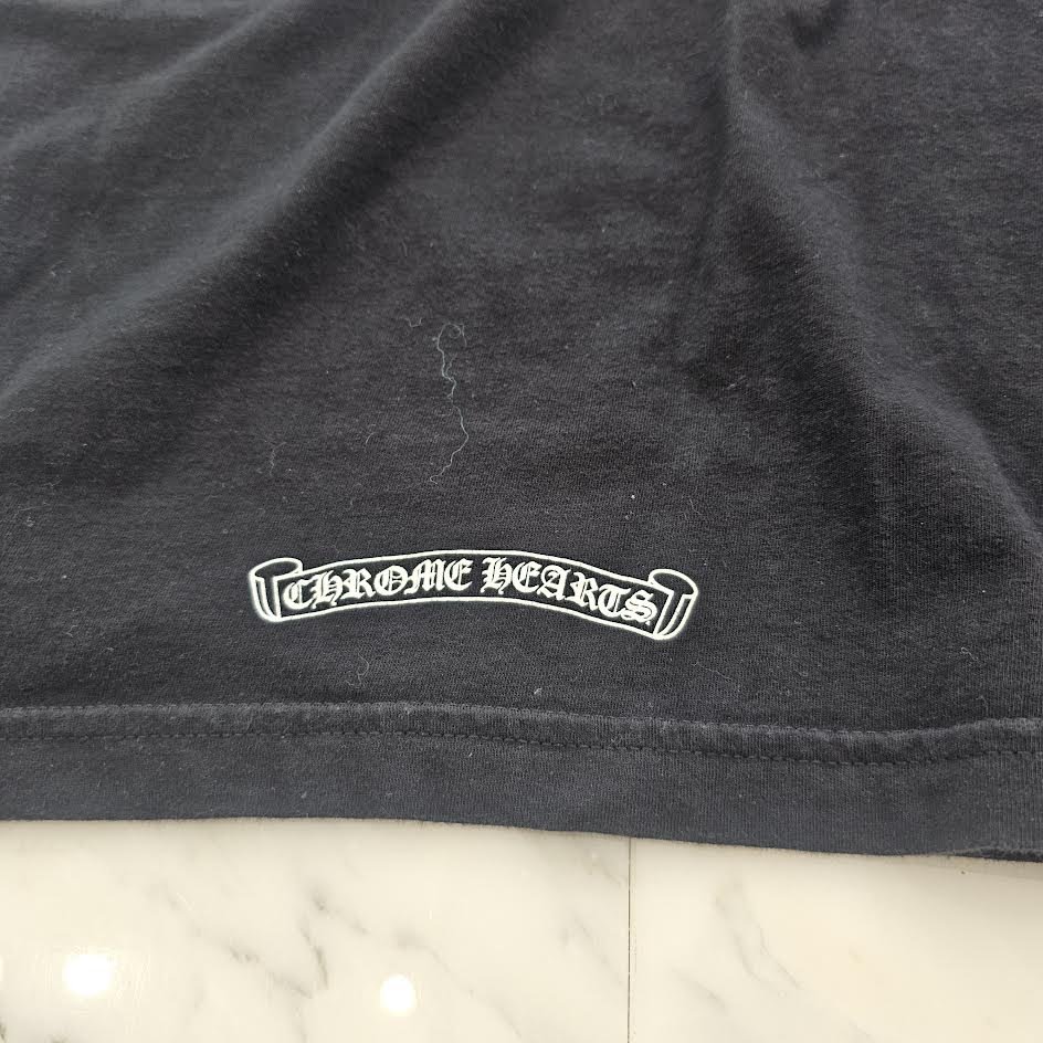 CHROME HEARTS × Guns N' Roses Cross Embroidery Long Sleeve Tee Size M クロムハーツ × ガンズアンドローゼス クロス刺繍 ロングスリーブTシャツ サイズM