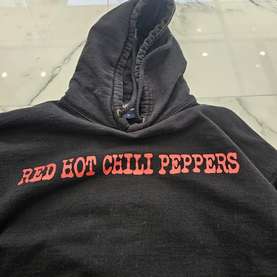 Vintage 90's Red Hot Chili Peppers "PEPPERS MAGIC" Stars & Stripes Pullover Hoodie Size XL 90's レッドホットチリペッパーズ "ペッパーズマジック" スターズ&ストライプ社製 プルオーバーフーディ サイズXL