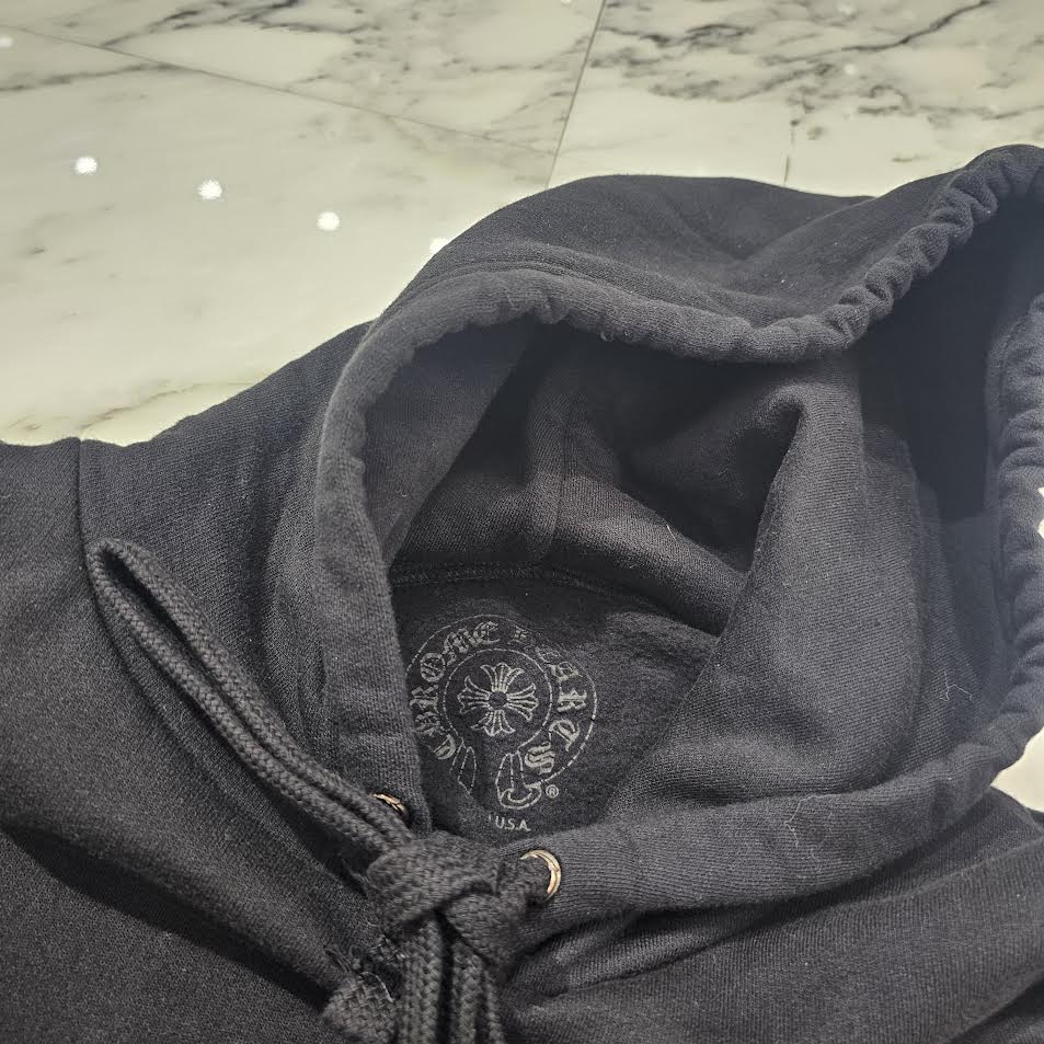 CHROME HEARTS King Taco 3 Cemetery Cross Print Pullover Hoodie Size M クロムハーツ キングタコ 3セメタリークロス プリント プルオーバーフーディー サイズM