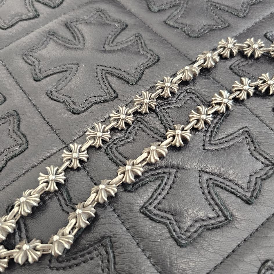 CHROME HEARTS X LINK CH Plus Silver Necklace クロムハーツ X