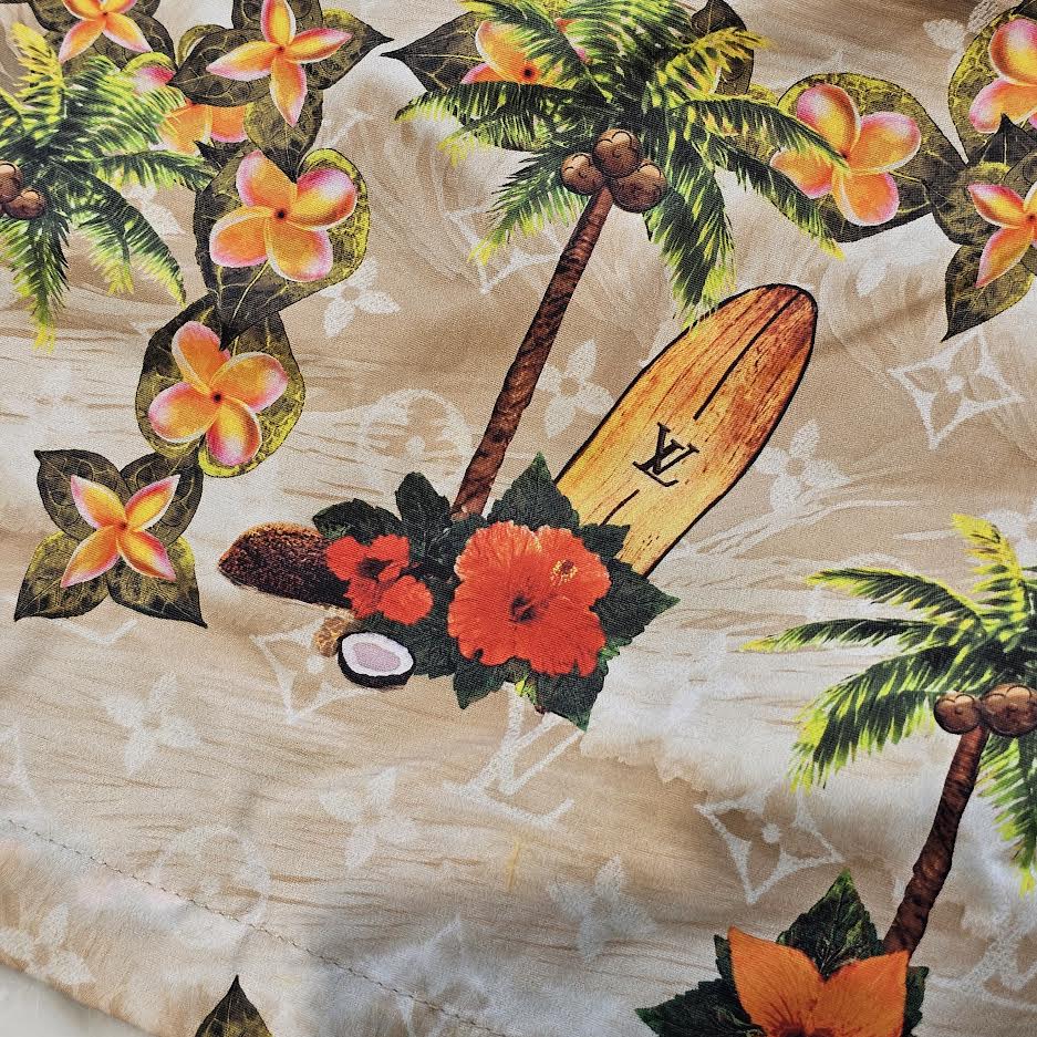 LOUIS VUITTON 2024AW Monogram Nylon Shorts 1AFRNN Size S ルイヴィトン モノグラム ナイロン ショーツ サイズS