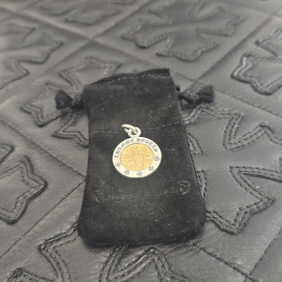 CHROME HEARTS ANGEL MEDAL Charm 22K & Silver 925 クロムハーツ