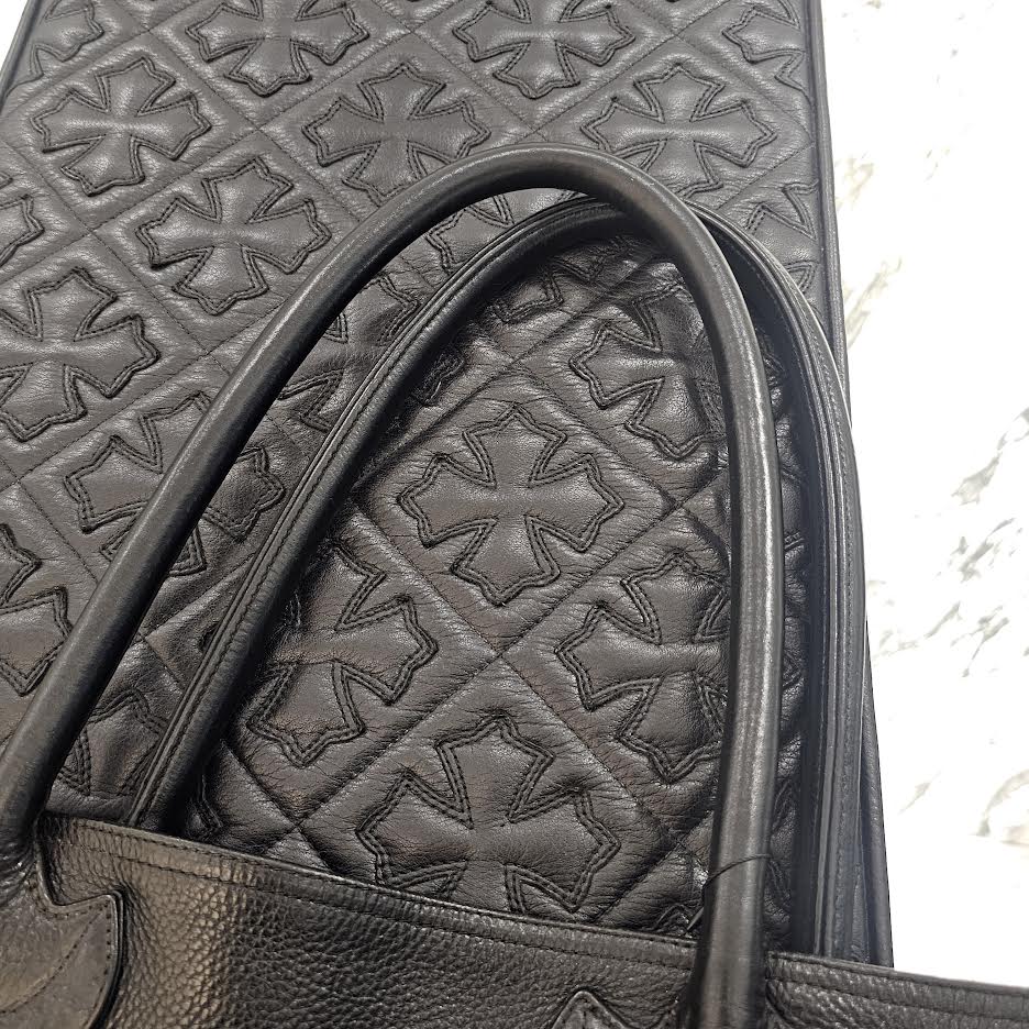 CHROME HEARTS 1 Cross Leather Patch FS Tote Bag クロムハーツ 1クロス レザーパッチ FS トートバッグ