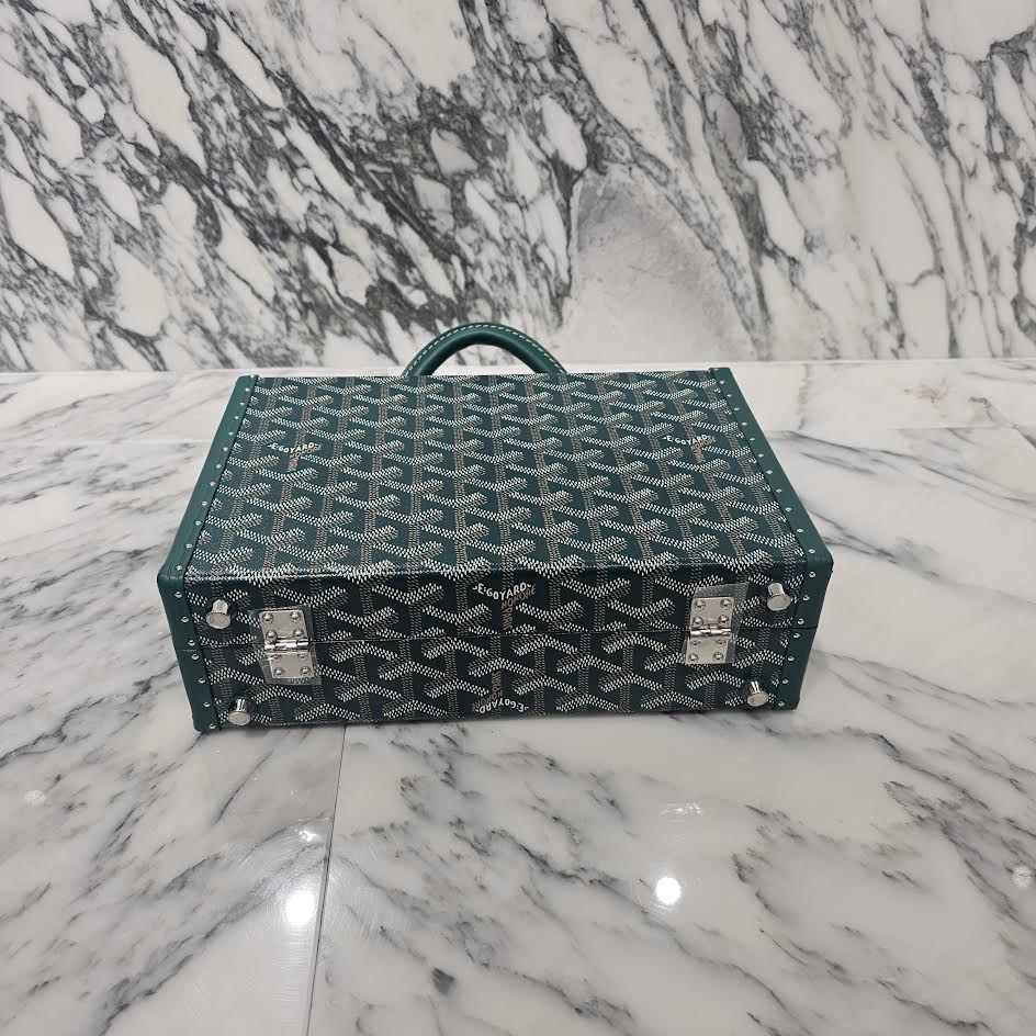 GOYARD 2022SS Grand Hotel Trunk Bag "GREEN" GHOTELPMLTY09CL09P ゴヤール グランドホテル トランクバッグ "グリーン"
