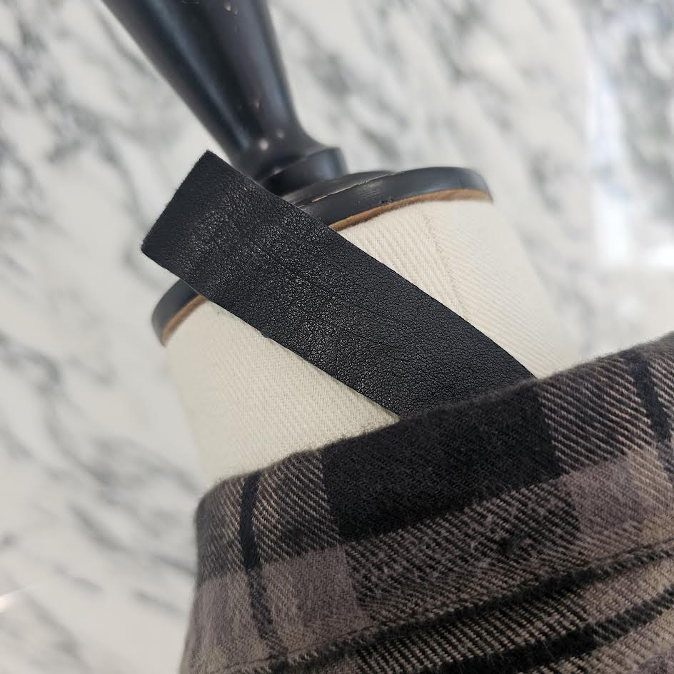 CHROME HEARTS Y NOT Cross Ball Button Leather Cross Patch Check Shirt Size M クロムハーツ ワイノット クロスボールボタン レザークロスパッチ チェックシャツ サイズM