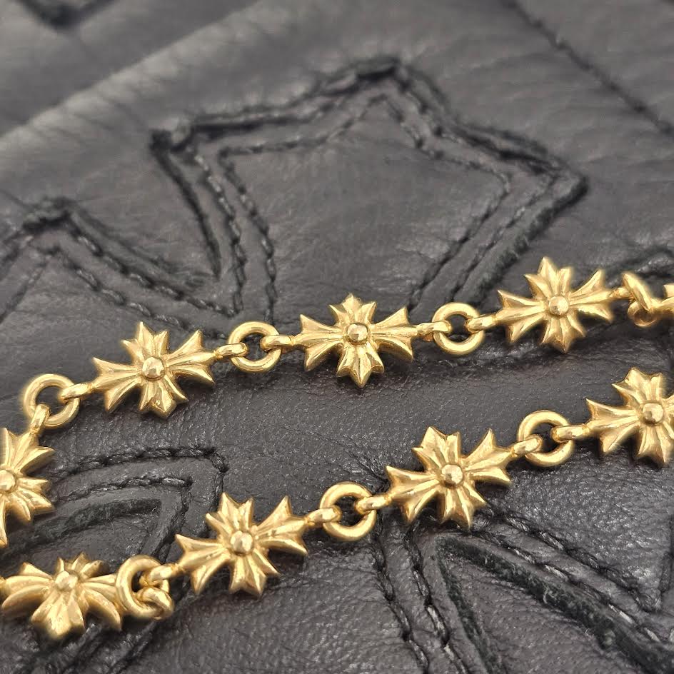 CHROME HEARTS 22K Tiny E CH Plus Bracelet 11 LINK クロムハーツ 22K