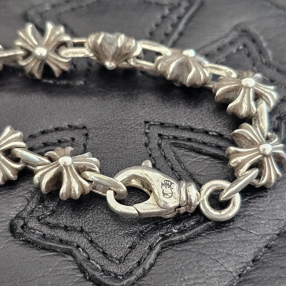 CHROME HEARTS X LINK CH Plus Silver Necklace クロムハーツ Xリンク CHプラス シルバー ネックレス