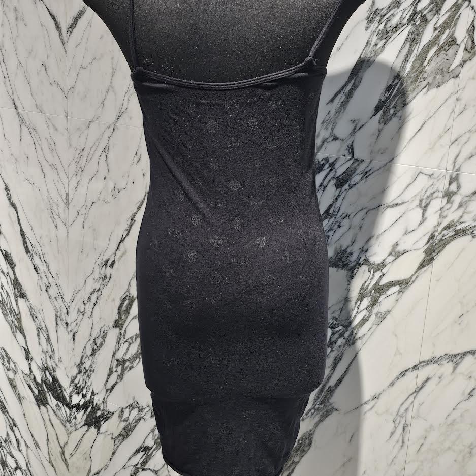 CHROME HEARTS Multi Cross Logo Print Long Camisole Size S クロムハーツ マルチクロス ロゴプリント ロングキャミソール サイズS