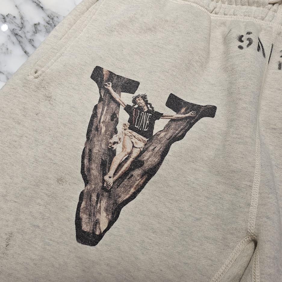 SAINT Mxxxxxx × VLONE 2022SS SWEAT LONG PANTS SM-S22-0000-084 Size S セントマイケル × VLONE スウェット ロングパンツ サイズS